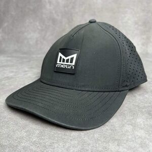 Melin Snapback Hat Black Odyssey Hydro Vented Adjustable 58CM FADED*